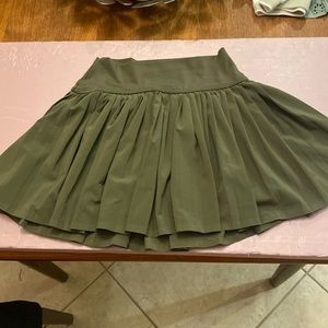 Offline by Aerie pleated skort. Dark green. Like new